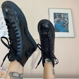 SOLD Nike Blazer MidPremium Leather Black Sneakers